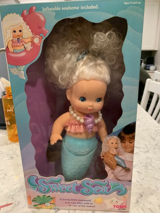 1985 Sweet Sea Mermaid Doll W/ Box - Tomy