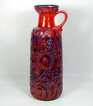Large Mid Century Bay Keramik West Germany Pottery Jug Form 73 45