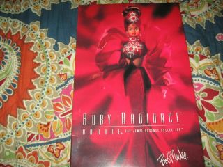 Ruby Radiance Barbie By Bob Mackie 1996 Oop Mattel