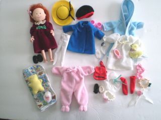 1999 Eden Madeline 8 " Doll & Clothes Recital Outfit,  Slumber Party,  Bunny Pj 