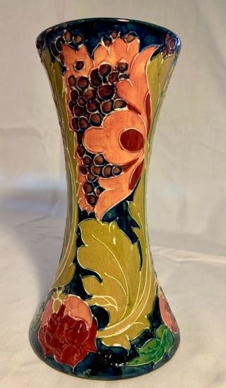 Bursley Ware Vase By Charlotte Rhead " Seed Poppy " 1942