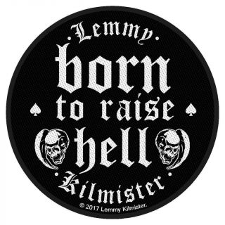 Official Licensed - Lemmy - Born To Raise Hell Sew On Patch Metal Motorhead