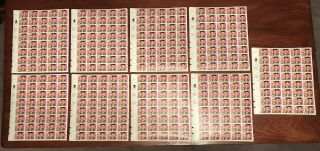 $104 Us Postage,  Full Elvis Sheets,  Mnh,  29 Cent Stamps