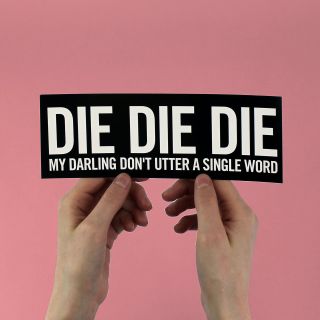 The Misfits Sticker " Die Die My Darling " Glenn Danzig,  Static Age,  Horror Punk