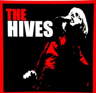 The Hives Rare 4x4 Inch Vinyl Screen Printed Sticker / Decal Swedish Garage Rock