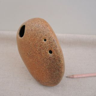 Tom McMillin Rock Vase Studio Pottery Weed Pot Signed California Ceramic MCM Vtg 2