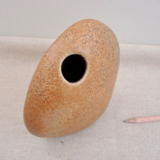 Tom McMillin Rock Vase Studio Pottery Weed Pot Signed California Ceramic MCM Vtg 4