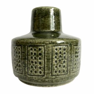 Ceramic Vase 5” Palshus Denmark Vtg Mid Century Danish Modern
