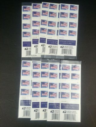 Usps Flag Forever Postage Stamps 200 Count Total 10 Books Of 20 Stamps