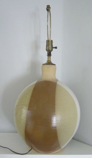 Ceramic mid century studio Pottery Lamp 