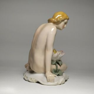 Karl Ens Volkstedt - Nude Woman with Water Lily 6