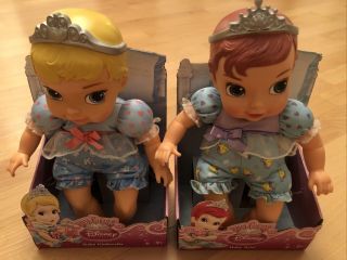 Disney Princess Baby Dolls Cinderella & Ariel