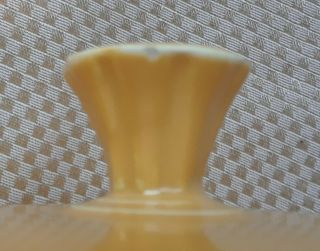 Vintage Fiesta Ware Yellow Covered Onion Soup Bowl 6