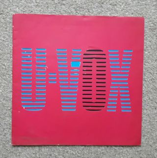 Ultravox U - V0x Tour Programme 1986/87 Post Punk Synth
