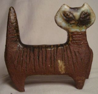 Mid - Century Ceramic Cat By Lisa Larson,  Gustavsberg Sweden 1950 