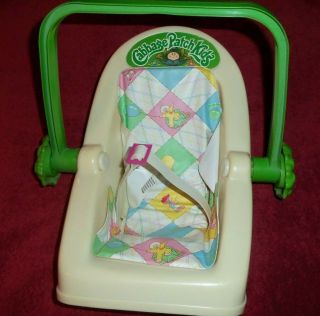 Vintage1983 Coleco Cabbage Patch Kids 3 Position Rocking Baby Carrier Car Seat