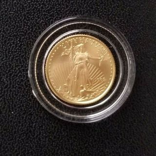 1998 $5 1/10 Oz Gold American Eagle Bu
