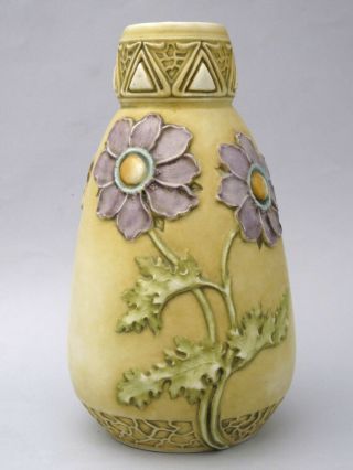 Ernst Wahliss Turn Teplitz Wien Jugendstil Keramik Vase Vienna Art Nouveau