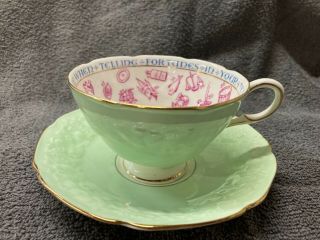 Paragon Fortune Telling Teacup And Saucer