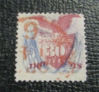 Nystamps Us Stamp 121 $575 Red Cancel D25x126