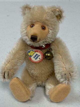 Steiff Historic Miniatures Teddy Baby Bear 6 " No Ear Tag