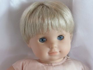 Tlc American Girl Bitty Baby Boy Doll Blond Hair Blue Eyes Pleasant Company
