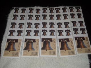 Forever Stamps 2007 Liberty Bell Stamp 5 Double - Sided Booklets Of 20 Stamps