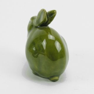 Rookwood Pottery production green rabbit paperweight arts & crafts 1965 3