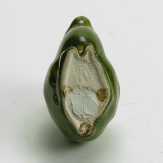 Rookwood Pottery production green rabbit paperweight arts & crafts 1965 5