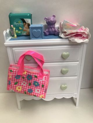 Barbie Baby Changing Tabble /furniture /nursery