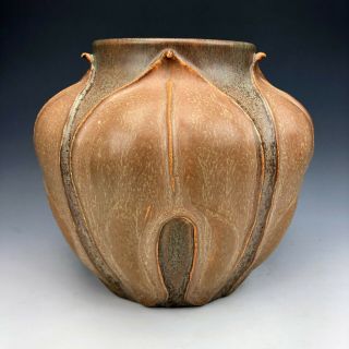 Ephraim Faience Pottery " Ginger Leaf " Experimental Tall Version Mary Pratt 2006