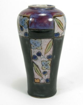 Royal Doulton Stoneware England Art Nouveau Arts & Crafts Studio Pottery Vase