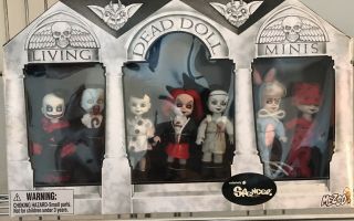 Living Dead Dolls Set Of 7 Mini Mausoleum Series 2 Spencer’s Gifts Exclusive