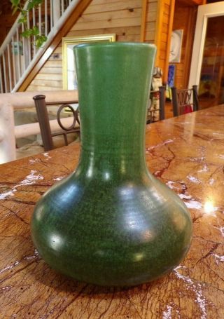 Hampshire Pottery Matte Green Art Pottery Vase