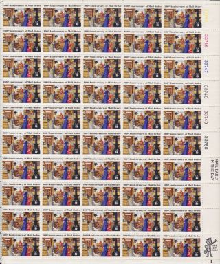 Us Stamps; 1468 Efo; 8c 1972 Mail Order; Two Tailed Cat Variety; Sheet/50 Og
