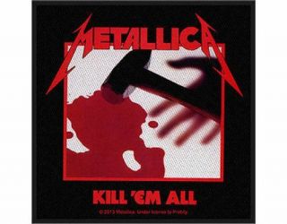 Metallica Kill Em All - 2013 - Woven Sew On Patch Official Merchandise