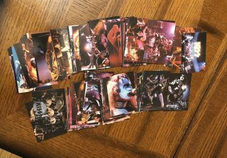 Kiss Alive Trading Card Set Complete 72 Card Set From 2001 - By Neca - Kiss Army