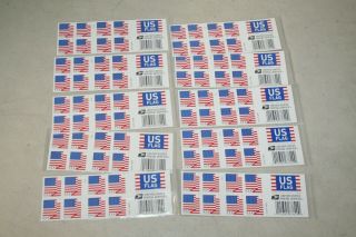 Ten Booklets x 20 = 200 2018 US FLAG USPS Forever Postage Stamps. 2