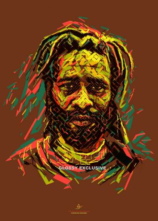 Burning Spear Reggae Pop Art A4 Glossy Photo Poster 280gsm A4 Size P&p