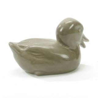 Rookwood Pottery production gray duck paperweight arts & crafts 1965 2