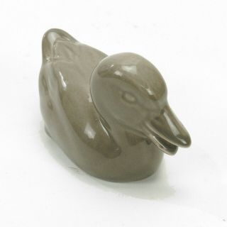Rookwood Pottery production gray duck paperweight arts & crafts 1965 3
