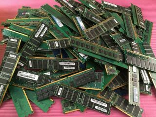 10 Lbs Of Scrap Computer/server Memory For Gold And Precious Metals Recovery