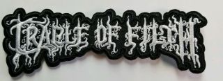 Cradle Of Filth Logo Embroidered Iron On,  Or Sew Patch