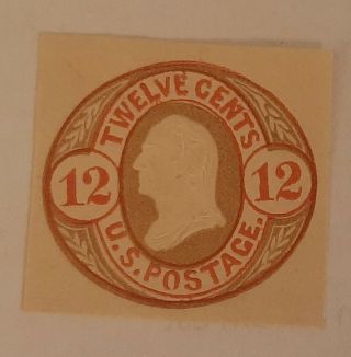 Us Stamp U42 Cut Square - - Scv $180