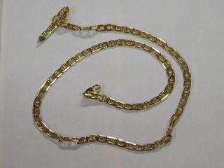 10k Gold Anchor Chain 22.  5 " Necklace - 10.  65 Grams (3/16 " Wide) 1153