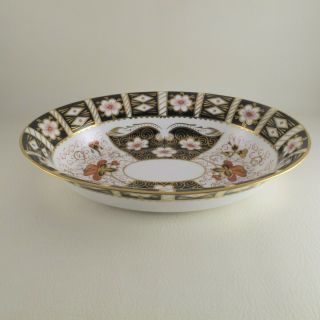Traditional Imari By Royal Crown Derby Bone China Oval Vegetable Serving Bowl (s)