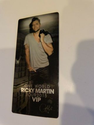 Ricky Martin (2) VIP 2015 Living La Vida Loca Backstage Pass Lanyard 2
