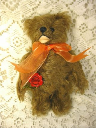 Hermann Mohair Bear Club 2000 With Tags,  Never Played With Or Displayed