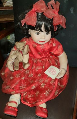 Marie Osmond Baby Annette Holiday Quite A Pair Toddler Doll Limited To 3000
