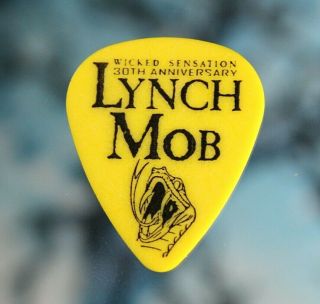 Lynch Mob // George 2019 Wicked Sensation 30th Anniv Tour Guitar Pick // Dokken